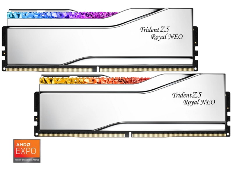 G.SKILL Trident Z5 Royal Series 64GB (2 x 32GB) 288-Pin PC RAM DDR5 6000 (PC5 48000) Desktop Memory Model F5-6000J3036G32GX2-TR5NS