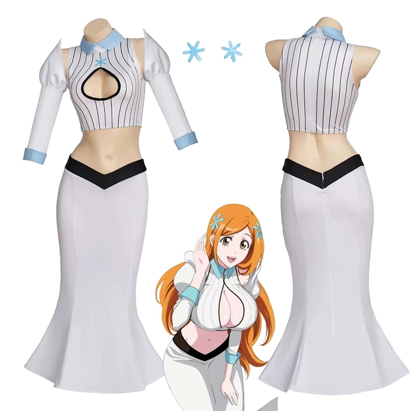 Bleach Orihime Cosplay Costume