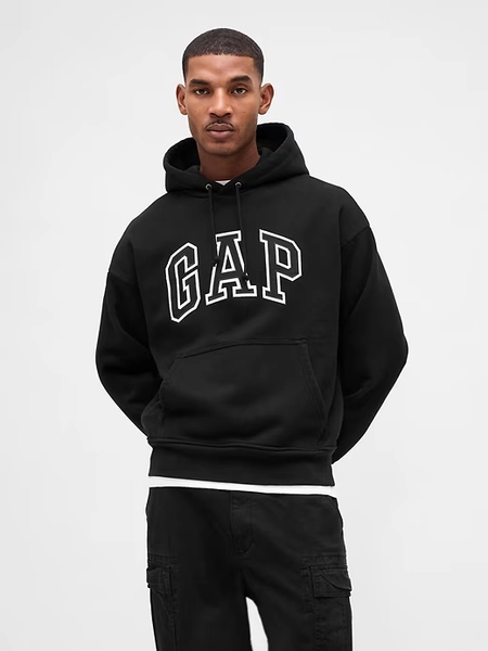 Extra Heavyweight French Terry Oversized Logo Hoodie