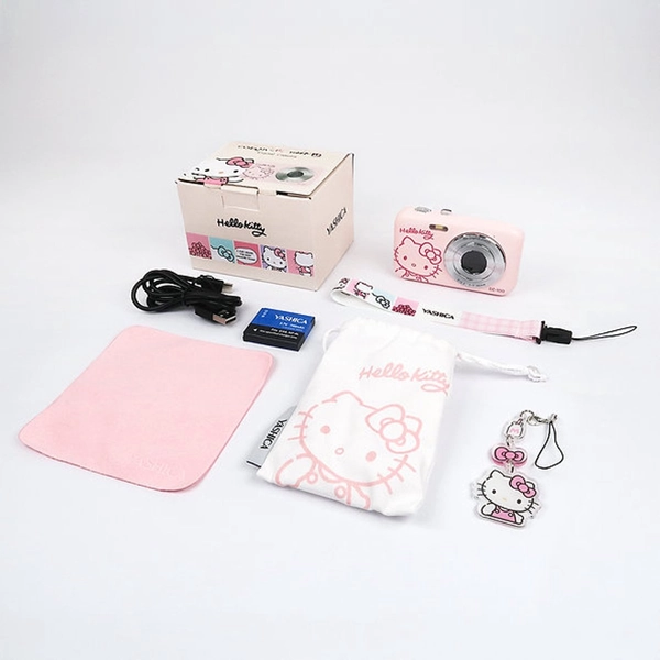 Yashica Hello Kitty DZ100 roze compact camera