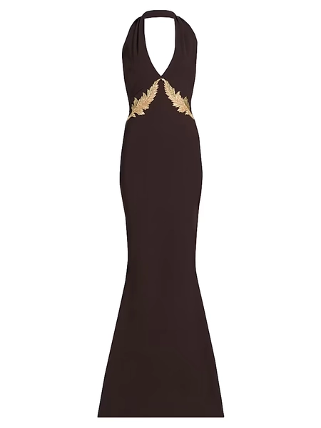 Yanar Rc Embellished Mermaid Gown