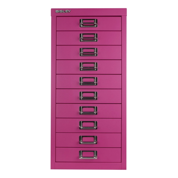 Bisley 10-Drawer Under-Desk MultiDrawer Steel Cabinet