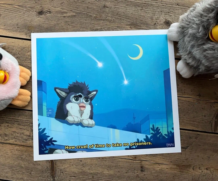 Existential Anime Furb Art Print 8 - Size 20 Cm X 23 Cm - Etsy