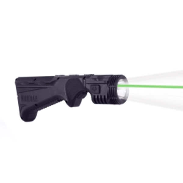 * NEW * 4LUX 2K DUO Angled Foregrip with Integrated Tactical Light, Green Laser, and SAFECharge