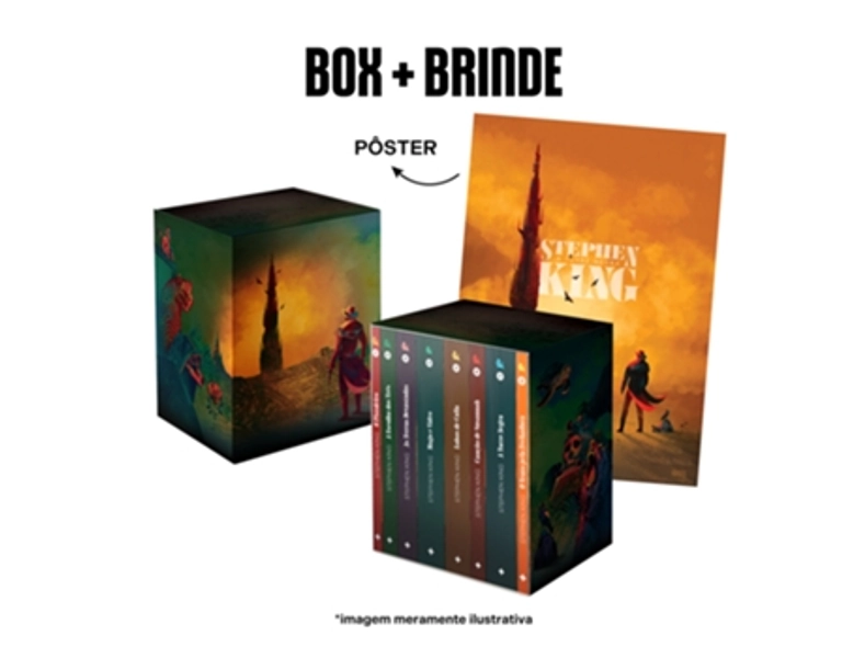 Livro Box Torre Negra De Stephen King (português)
