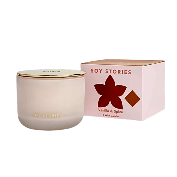 Vanilla & Spice Scented Candle