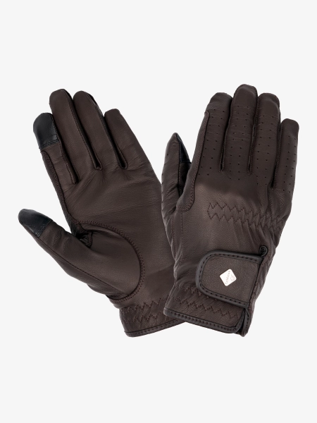 Classic Leather Riding Gloves Brown