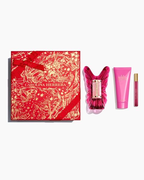 La Bomba 80ml Eau de Parfum, Loção Corporal de 100ml e Megaspritzer de 10ml