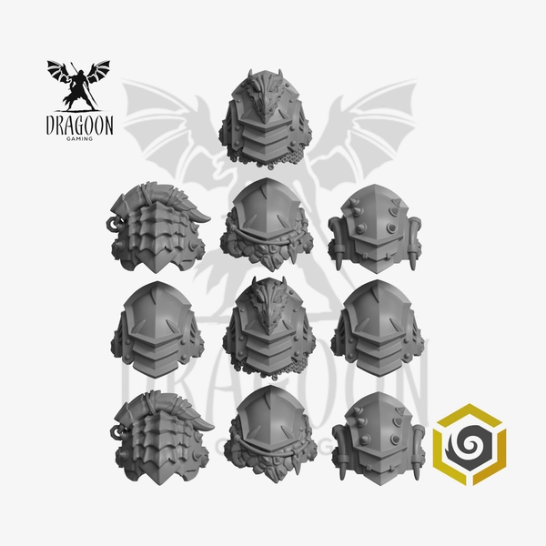 Anvil Wardens Plated Terminator Pauldrons (Pack of 10)