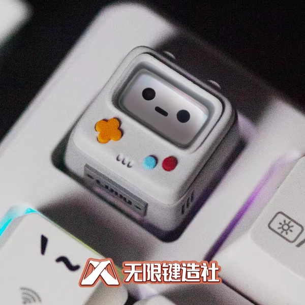 Teclado mecânico retrô com tema de jogo, resina esc, cola por gotejamento em camadas, acessório de jogo personalizado, presente colecionável - AliExpress 7