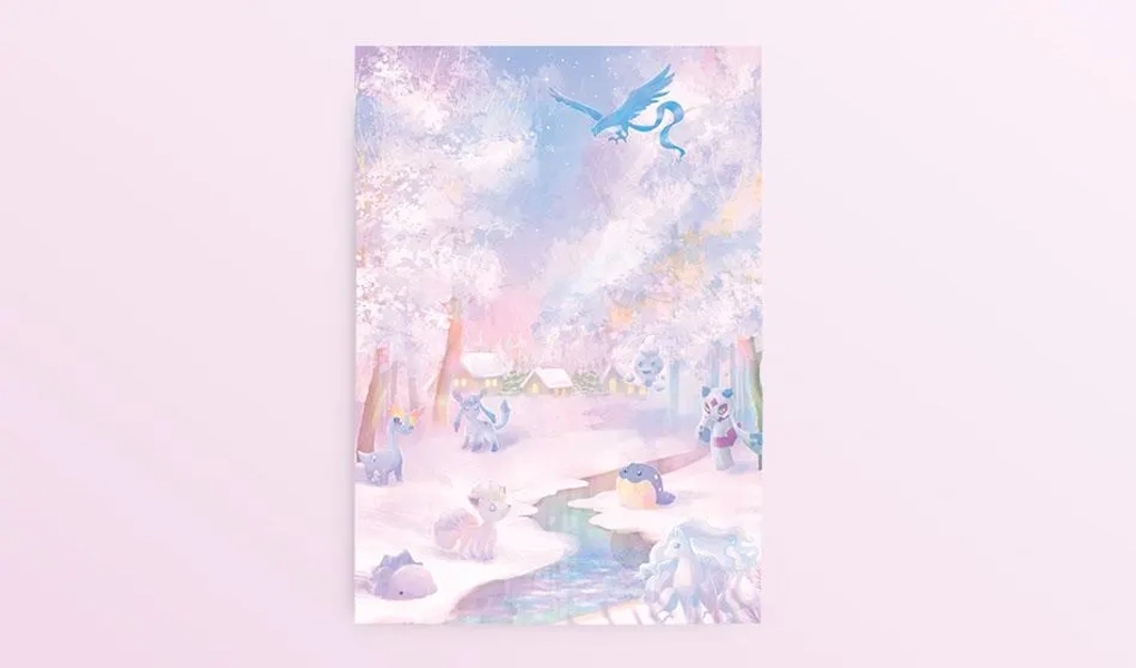 Postcard: Ice Type Pokemon