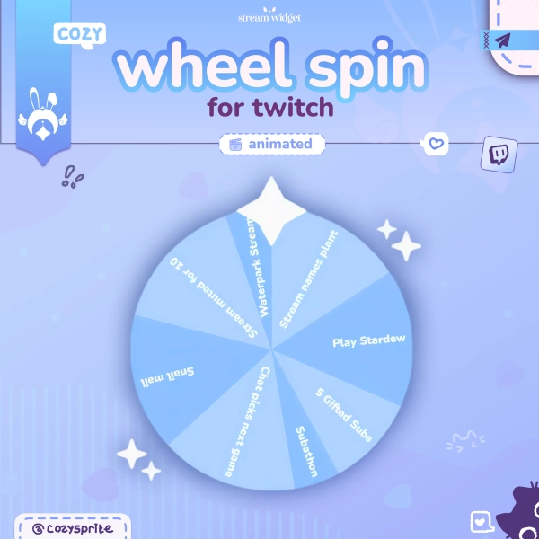 ✩Wheel Spin Widget✩