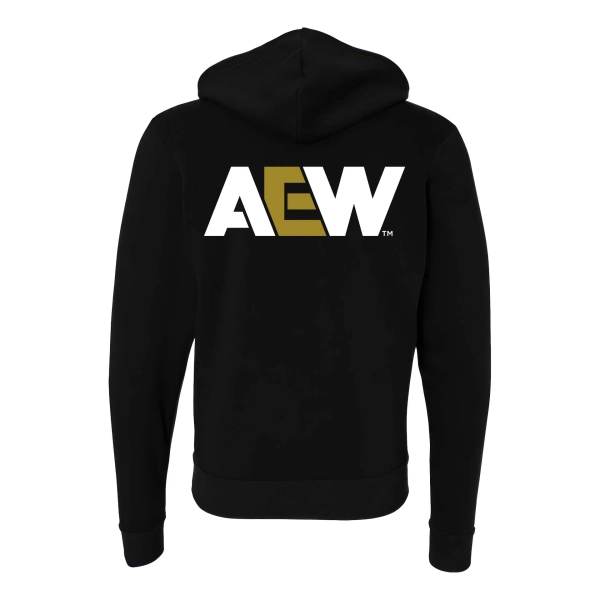 AEW Logo Full Zip Hoodie - Small
