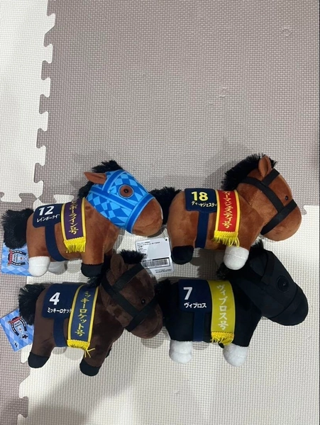 Thoroughbred Collection Plush Toy 26 set of 4 SK JAPAN Japan NEW