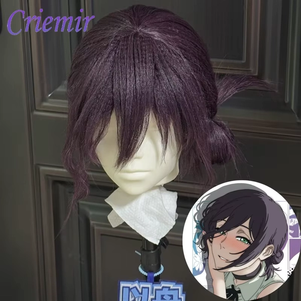 Reze Chainsaw Man Anime Coser Cosplay Wig Synthetic Short Straight Wig Heat Resistant Fiber High Quality Wig Halloween Party
