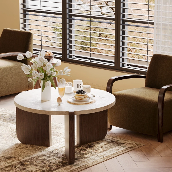 31.5 "Modern Round Coffee Table