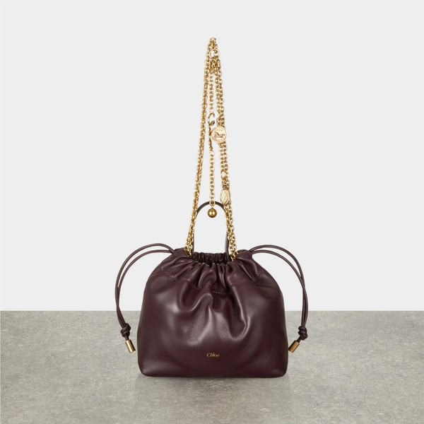 CHLOÉ Icons Mini Crossbody Bag - Perfect Plum