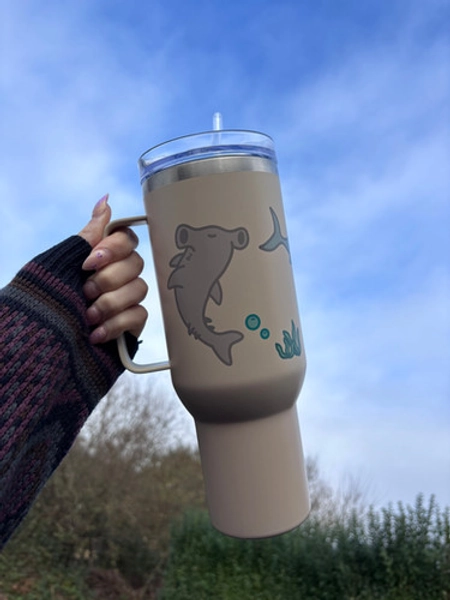 Shark Trio XL Tumbler | The Quirky Dino