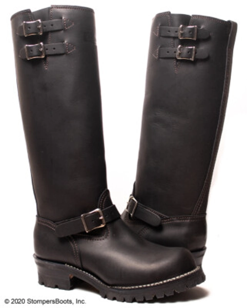 Wesco Boss 16" Engineer Leather Black Boots | Vibram 100 Sole | USA Made | eBay