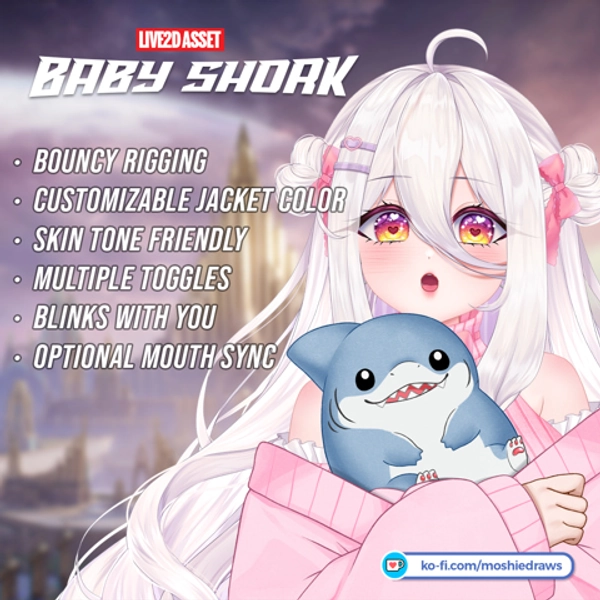 Baby Shork | Live2D VTuber Asset