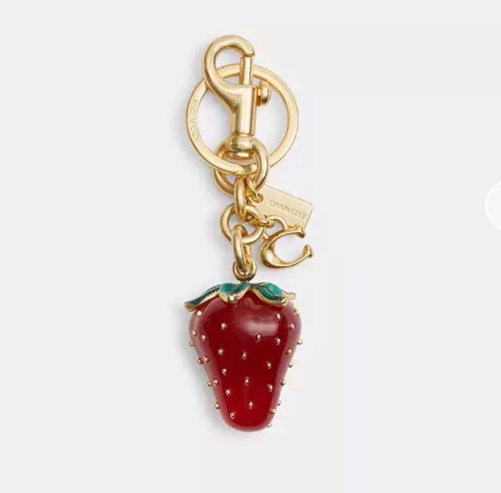 Coach Strawberry Bag Charm 🍓