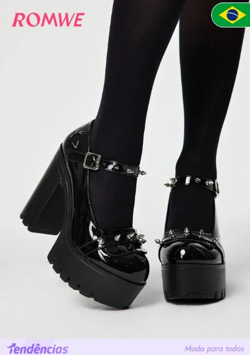 Grunge Punk Sapatos 