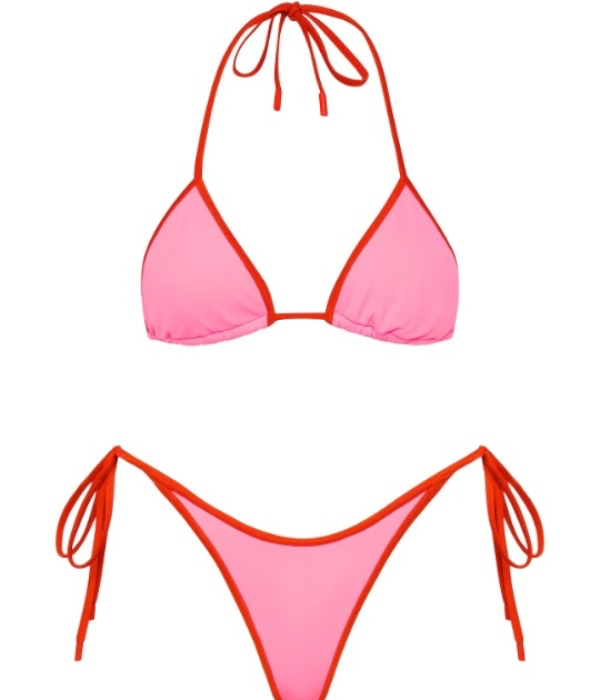DORE Pink Triangle Bikini set