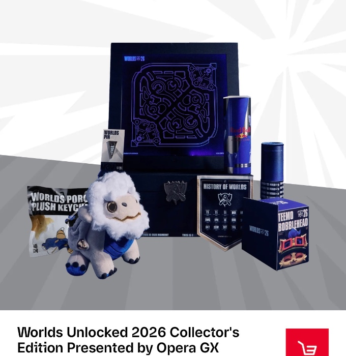 Worlds Unlocked 2026 Collector's Edition Presented by Opera GX | Riot Games Store