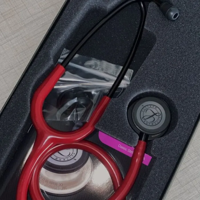 black burgundy littman stethoscope for bf !!