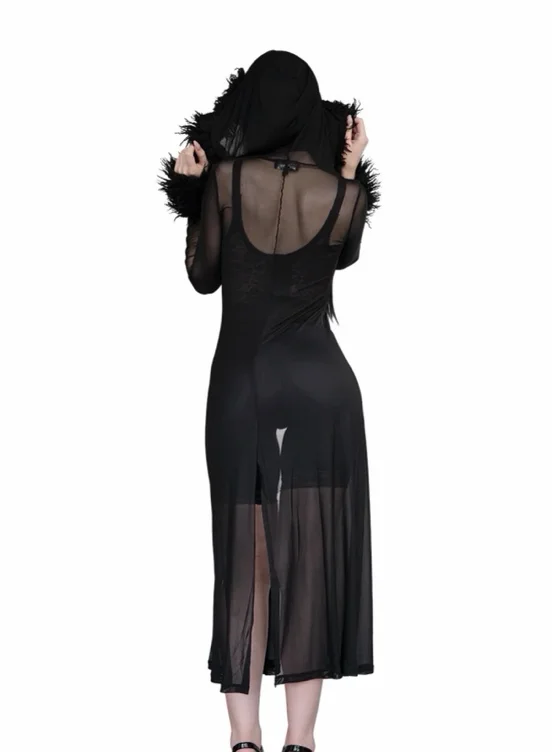 The Lip Service X iGirl Roxie Duster | S / Black