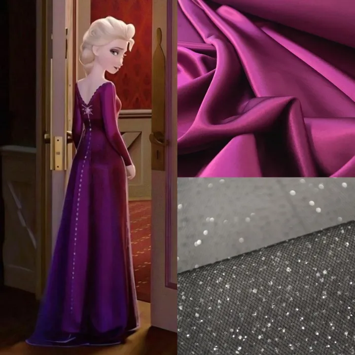Elsa nightgown materials