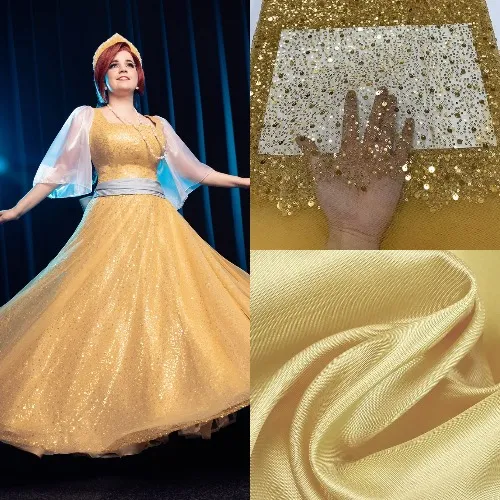 Anastasia dress fabrics