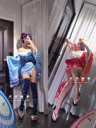 Yukata Stocking cosplay 