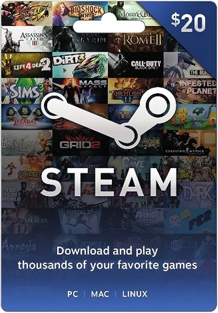 Steam gift card