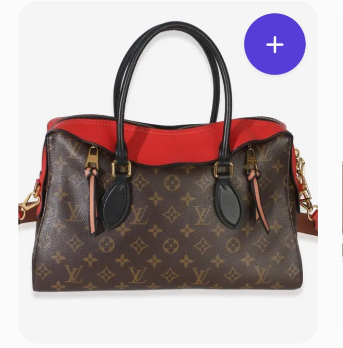 Pink Red Monogram Canvas Tuileries NM - Handbag