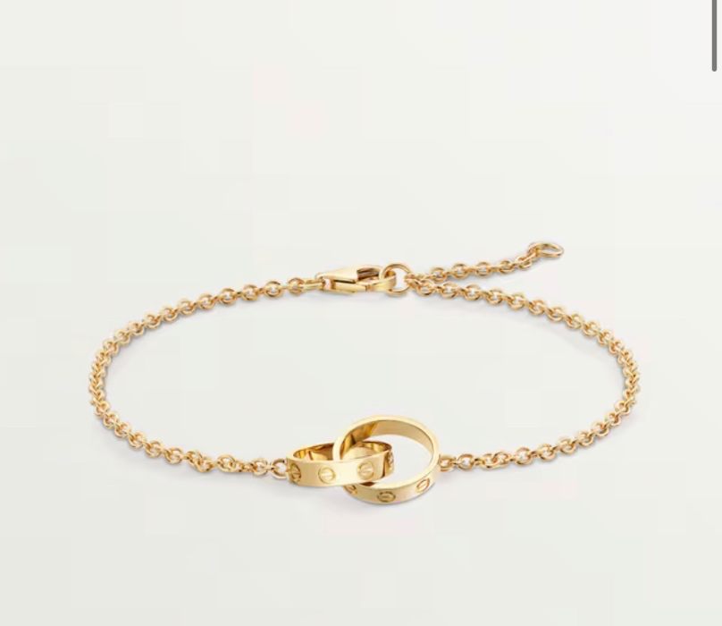 CARTIER LOVE BRACELET, ON CHAIN