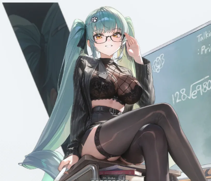 【Nekocos】Game Cosplay Privaty Sharp Lesson Cosplay Costume | In Stock - Full Set+Wig / S