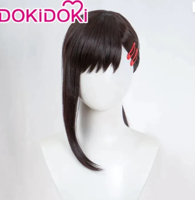 【 Ready For Ship】DokiDoki Manga Anime Chainsaw Man Cosplay Higashiyama Kobeni Long Black Wig / Hairpin Women Chainsawman | Manga Ver Wig only