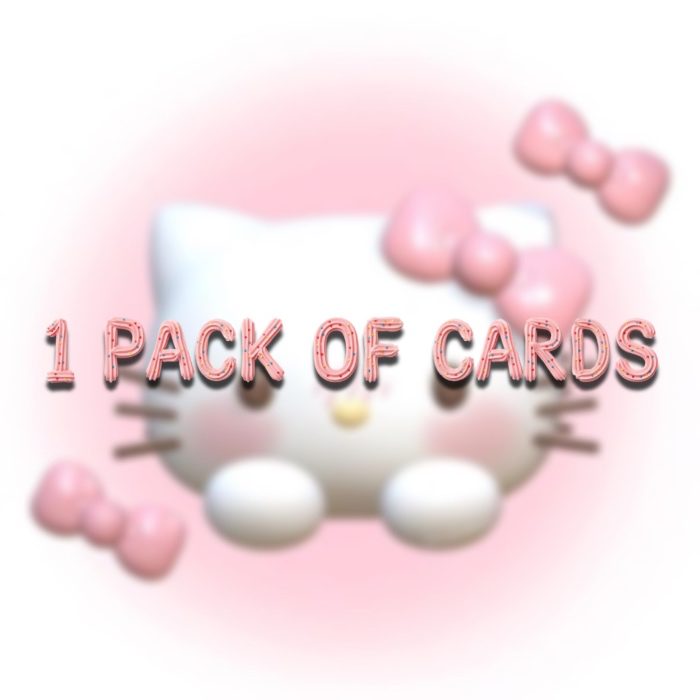 1 pack of cards >.<
