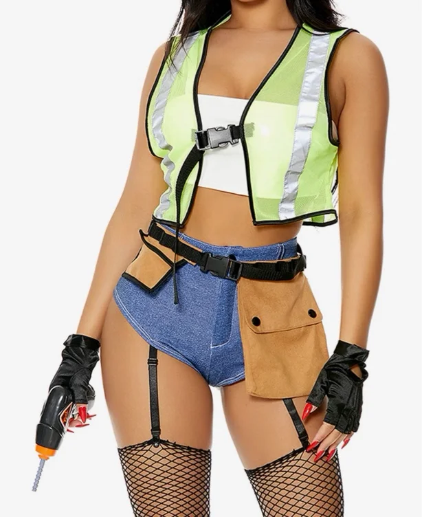 construction worker cosplay