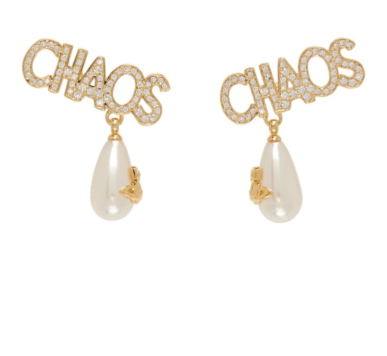 Chaos Faux-Pearl Earrings