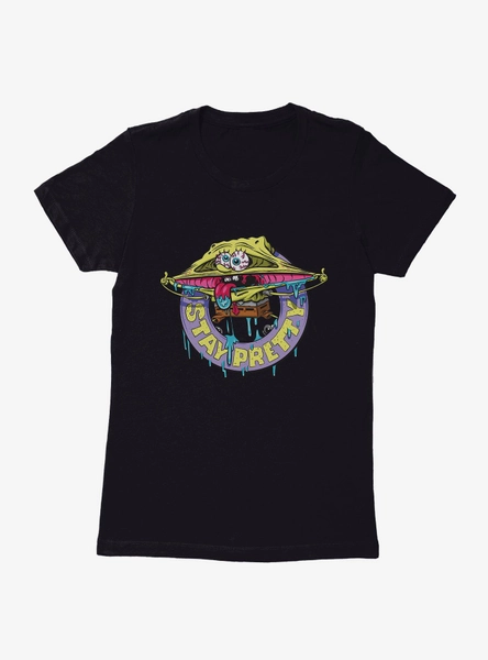 SpongeBob SquarePants Stay Pretty SpongeBob Womens T-Shirt