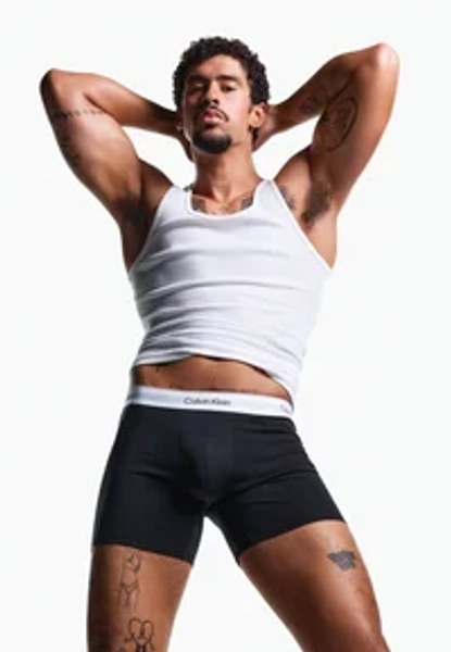 BOXER BRIEF 3 PACK ICON COTTON STRETCH - Shorty - black