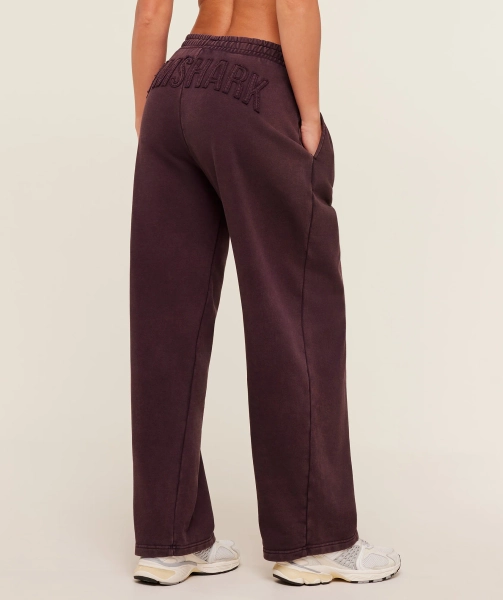 Gymshark Power Washed Joggers - Cherry Purple/Acid Wash