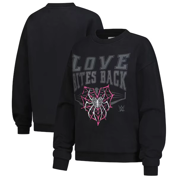 Women's WEAR by Erin Andrews  Black AJ Lee Oversized Sweatshirt