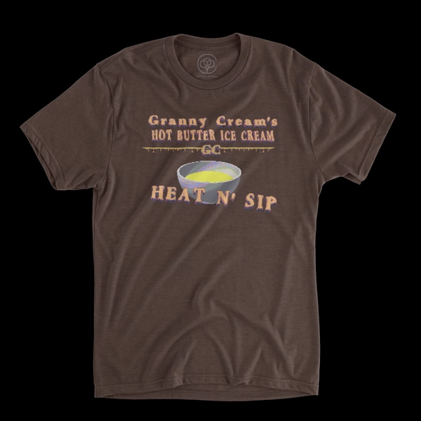 Granny Cream's Hot Butter Ice Cream Tee by Mike at Tendershoot