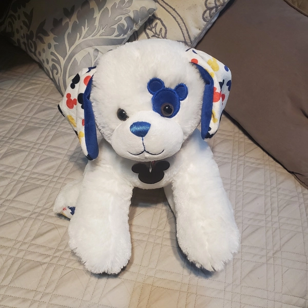 BUILD A BEAR BAB DOWNTOWN DISNEY HIDDEN  MICKEY EARS PUPPY DOG 2012 