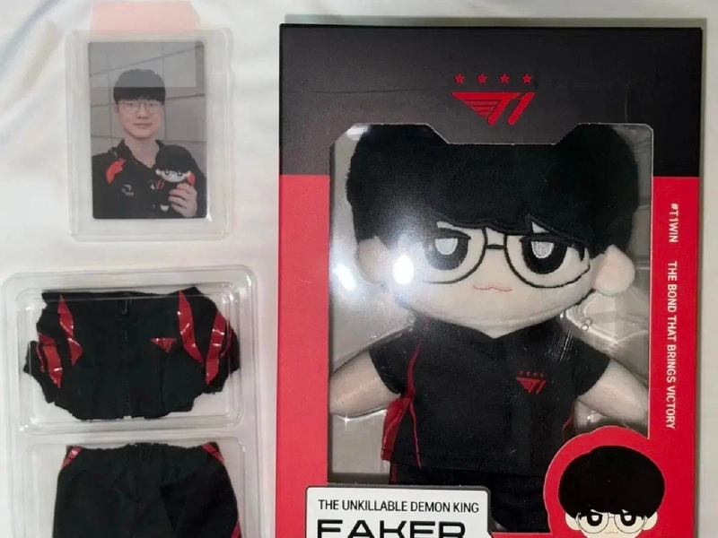 2024 Team T1 PLAYERS FAKER PLUSHIE Official Doll