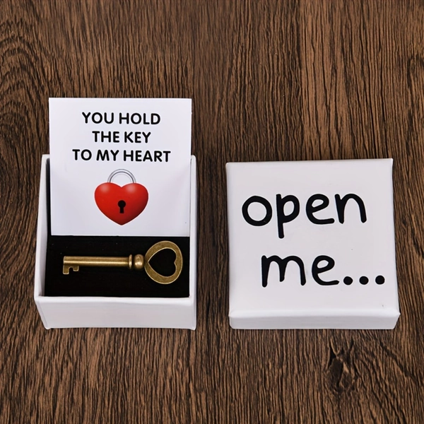 Soul Journey Heart Lock Keychain And 'You Hold The Key to My Heart' Love Letter Set - A Perfect Keepsake/Birthday Gift for Him/Her, Soulmates, And Lifelong Chapters | Includes Cards, Paper Materials