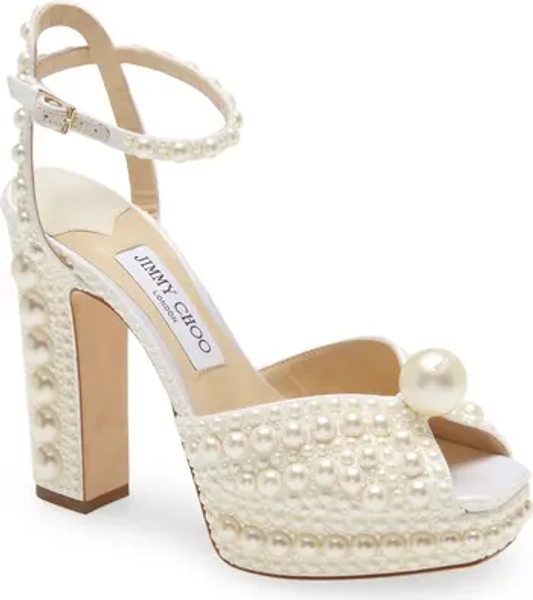 Sacaria Embellished Platform Sandal